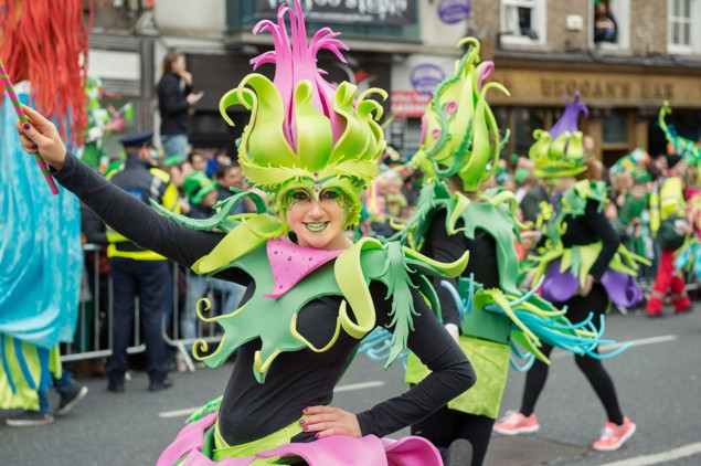 Tanzgarde in Dublin (Patrick´s Day Dublin)